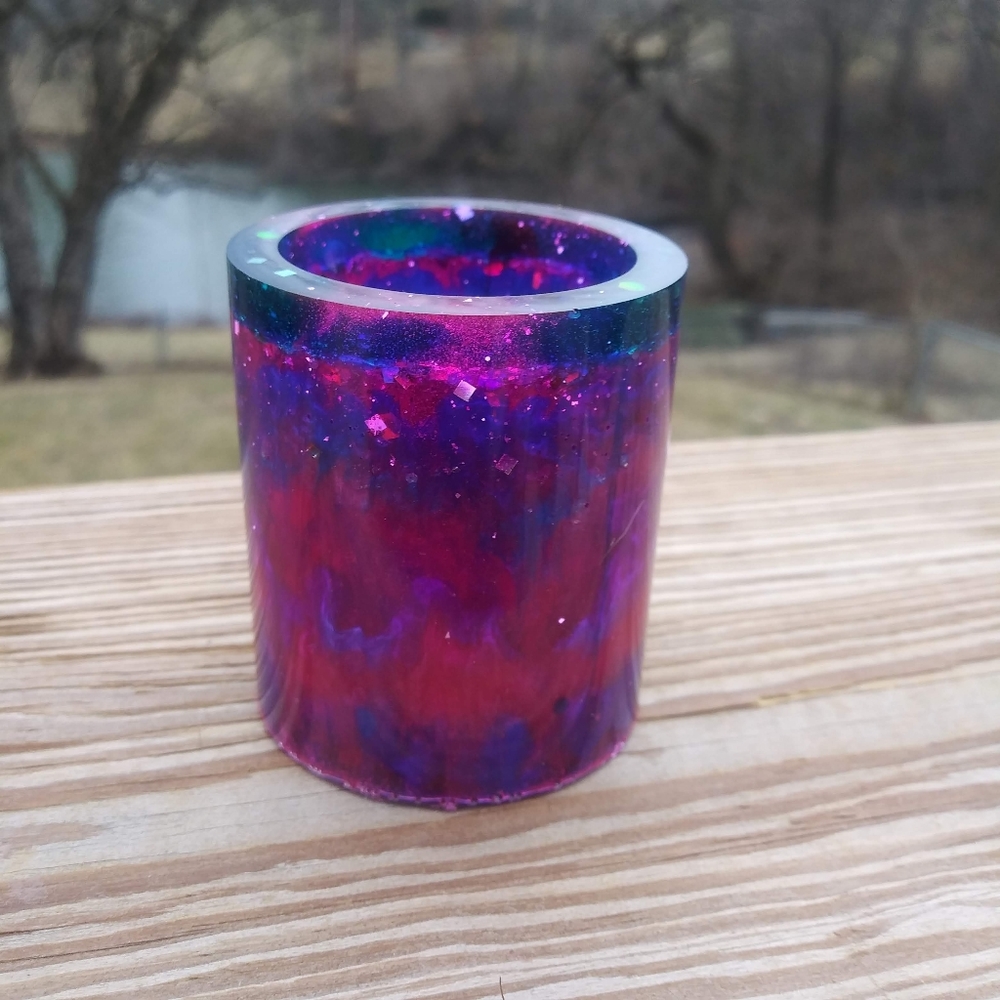 ๐SOLD๐HAND CRAFTED Galaxy Pen Holder Resin Art - Picture 16 of 16
